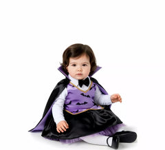 Fato de vampiro com capa para bebé