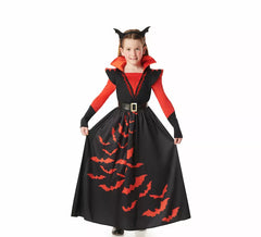 Fato de vampiro com bandana para menina