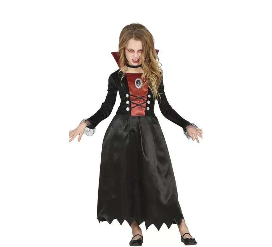 Translation missing: pt-PT.Disfraz de Vampiresa de Época para niña