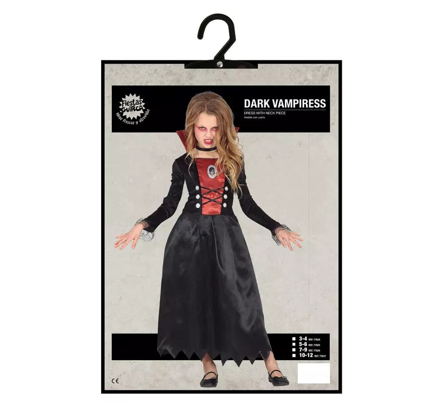 Translation missing: pt-PT.Disfraz de Vampiresa de Época para niña