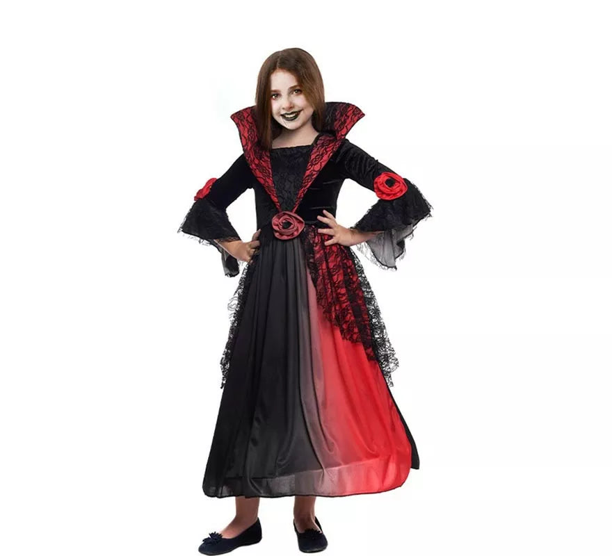 Translation missing: pt-PT.Disfraz de Vampiresa Deluxe para niña