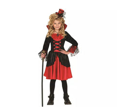 Fantasia elegante de vampiro para menina