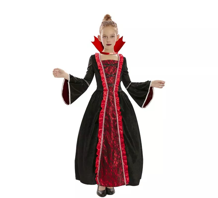 Disfraz de Vampiresa Elegante para niña