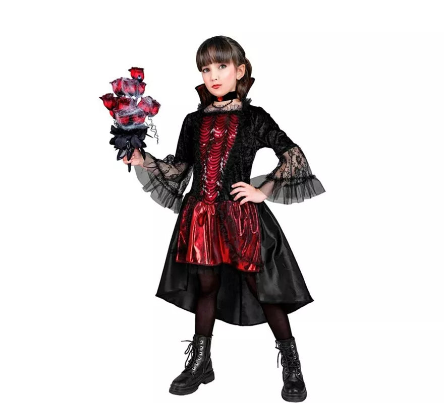 Translation missing: pt-PT.Disfraz de Vampiresa Elegante para niña