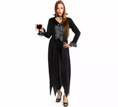 Fato de vampira gótica para mulheres