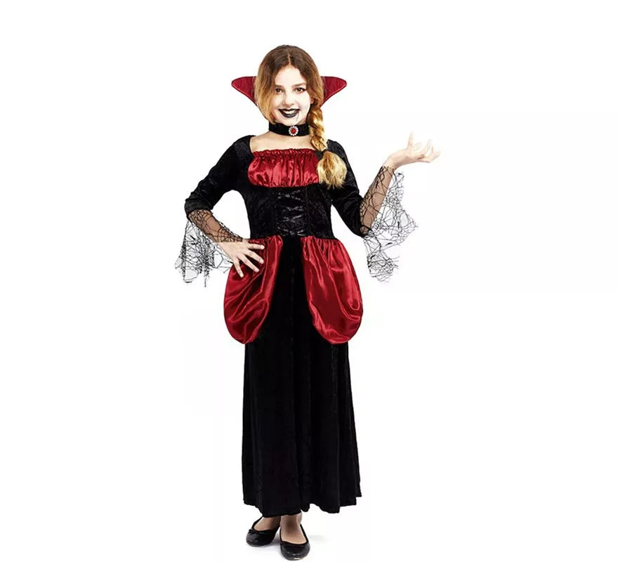 Translation missing: pt-PT.Disfraz de Vampiresa Gótica para niña