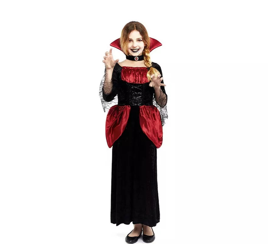 Disfraz de Vampiresa Gótica para niña
