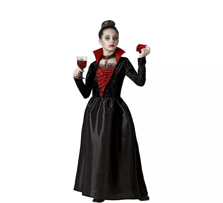 Translation missing: pt-PT.Disfraz de Vampiresa Gótica para niña