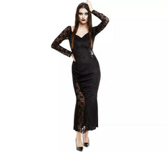 Fato de Mãe Vampira Negra para Mulher