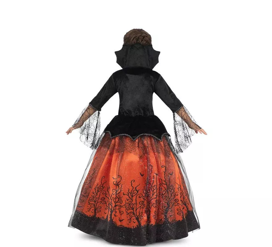 Translation missing: pt-PT.Disfraz de Vampiresa Reina de Halloween para niña