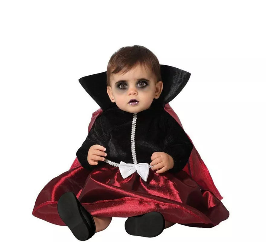 Translation missing: pt-PT.Disfraz de Vampiresa rojo y negro para bebé y niños