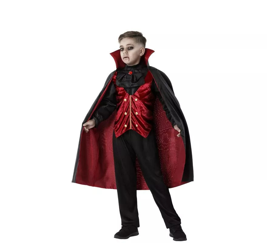 Translation missing: pt-PT.Disfraz de Vampiro Borgoña para niño