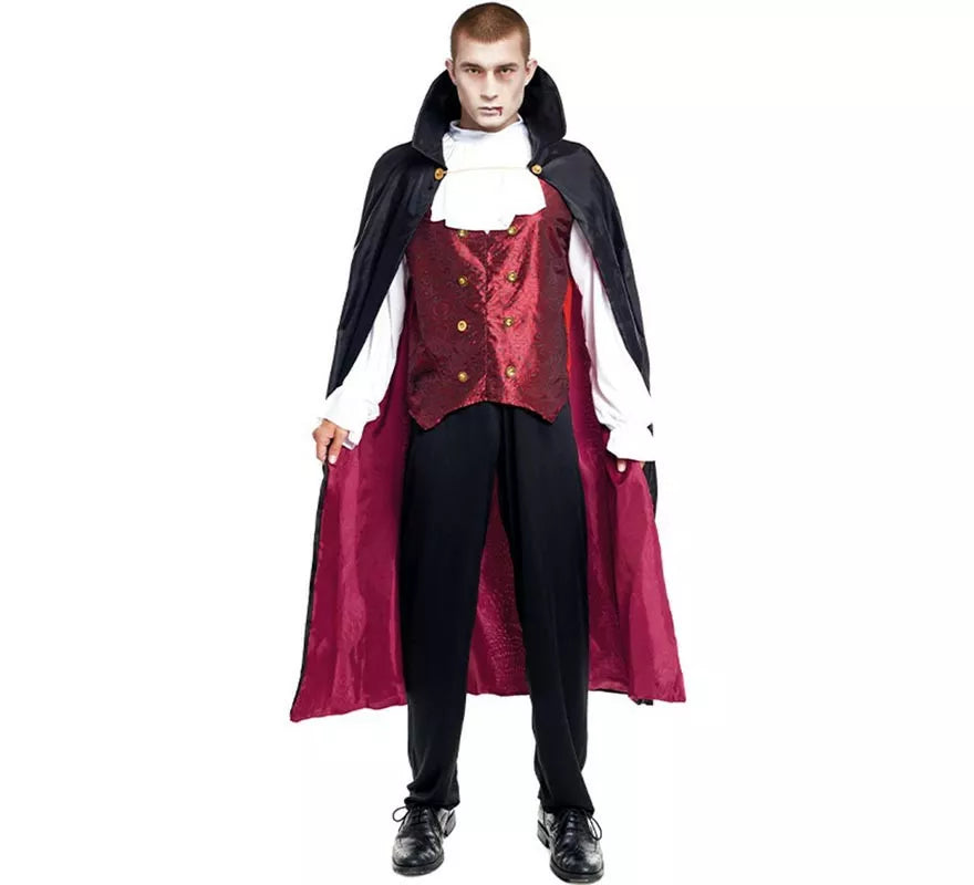Translation missing: pt-PT.Disfraz de Vampiro Clásico Capa larga para hombre