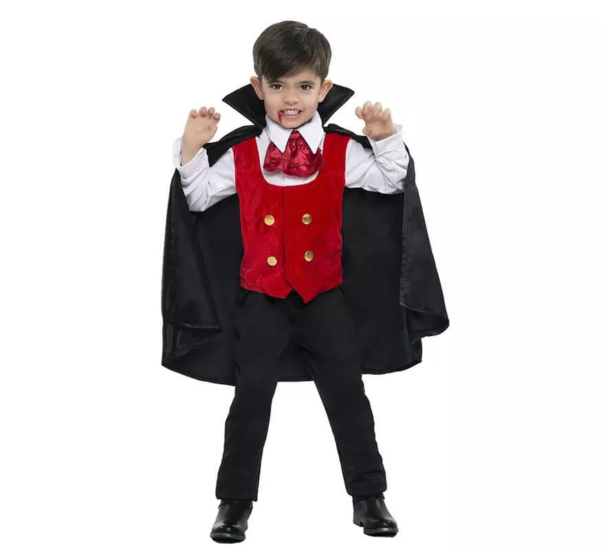 Translation missing: pt-PT.Disfraz de Vampiro con capa para niño