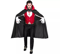 Fato de vampiro Drácula para homens