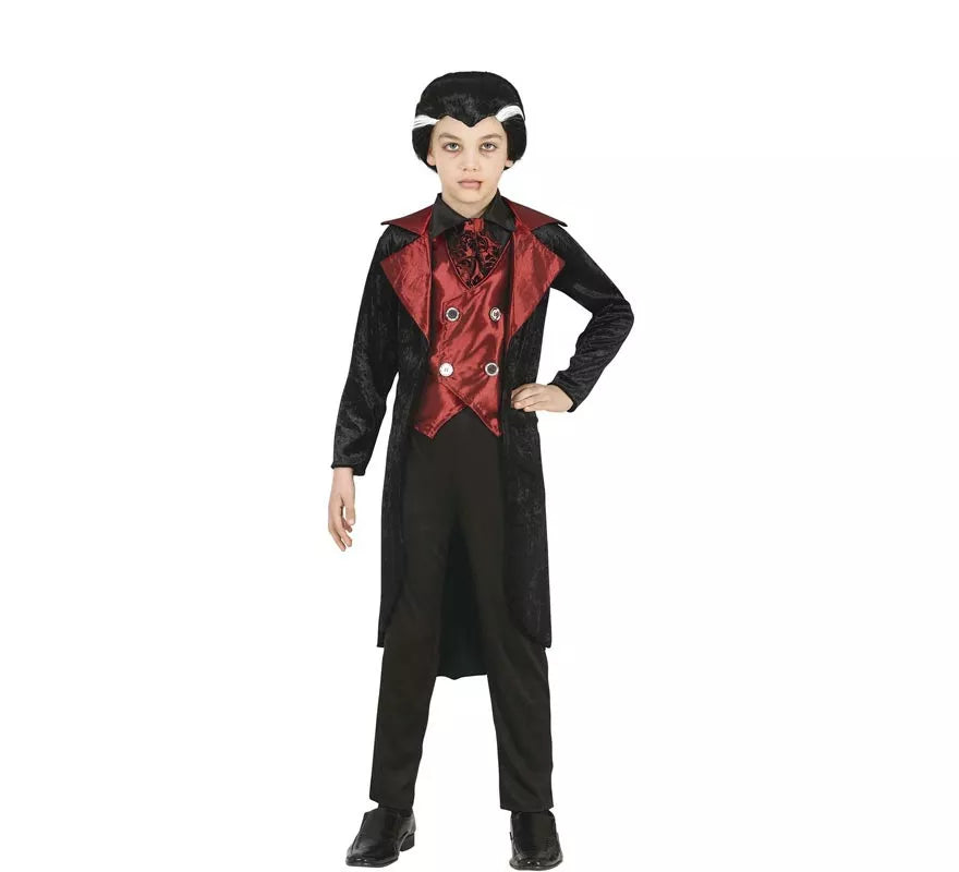 Translation missing: pt-PT.Disfraz de Vampiro Elegante con chaleco para niño