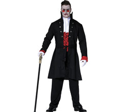 Fato de vampiro elegante para homem
