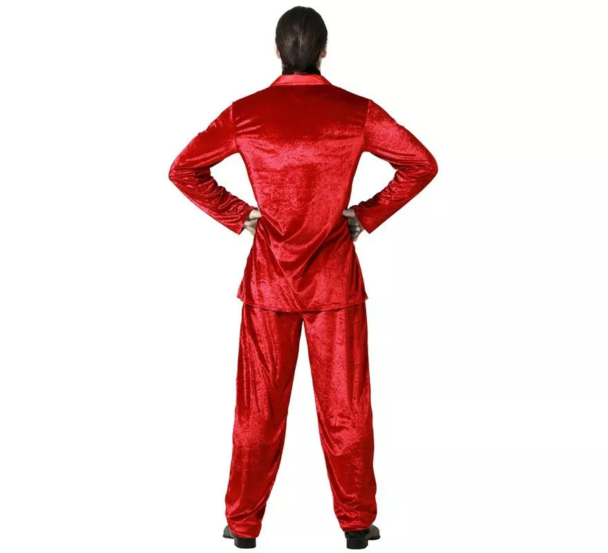 Translation missing: pt-PT.Disfraz de Vampiro Elegante Rojo para hombre