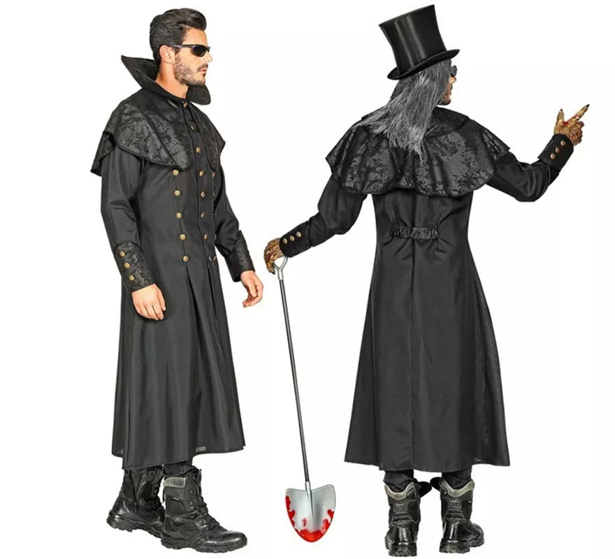 Translation missing: pt-PT.Disfraz de Vampiro Gótico Enterrador para hombre