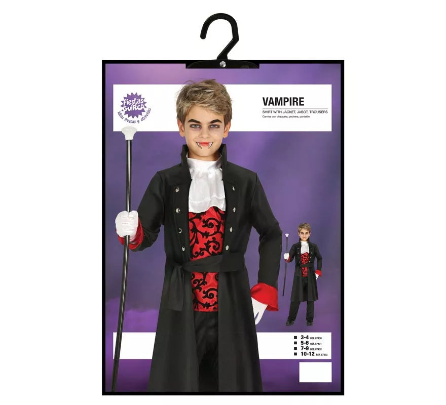 Translation missing: pt-PT.Disfraz de Vampiro Gótico para niño