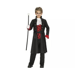 Fato de vampiro gótico para criança