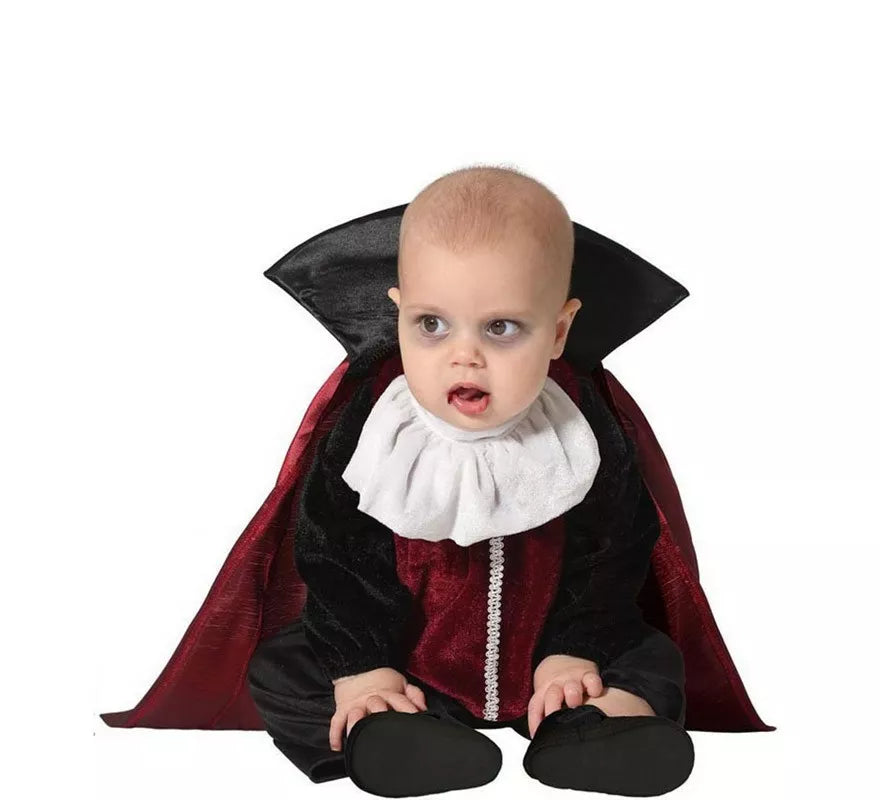 Translation missing: pt-PT.Disfraz de Vampiro negro y rojo para bebé y niños