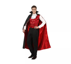 Fato de vampiro ou Drácula para o Halloween