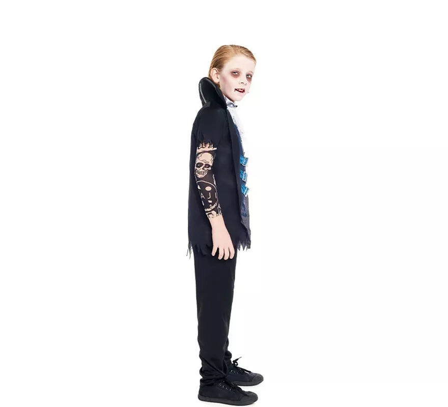 Translation missing: pt-PT.Disfraz de Vampiro Tatuajes para niño