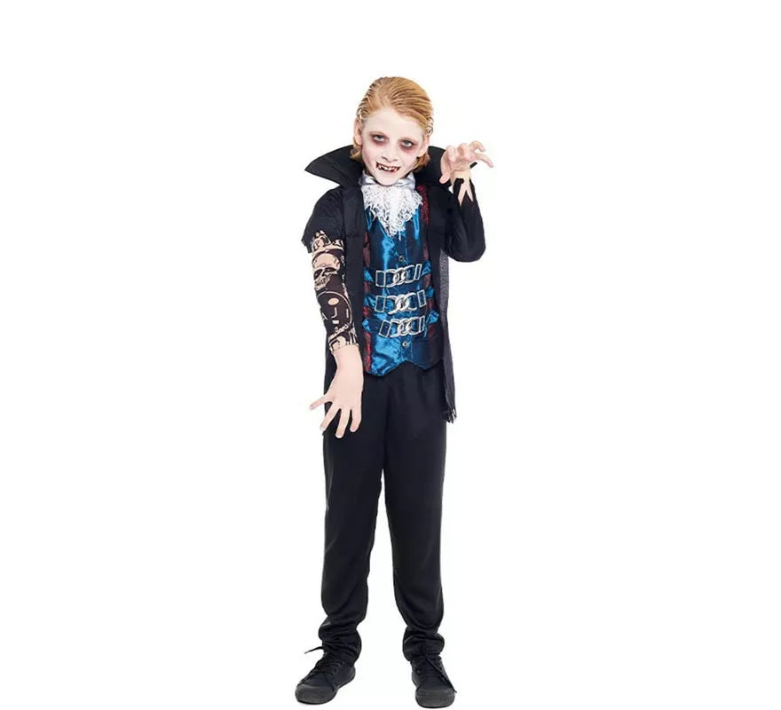 Translation missing: pt-PT.Disfraz de Vampiro Tatuajes para niño
