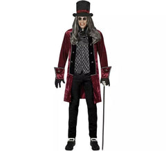 Fato de vampiro vitoriano para homens
