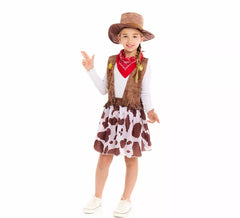Fato de Cowgirl Ocidental para Menina