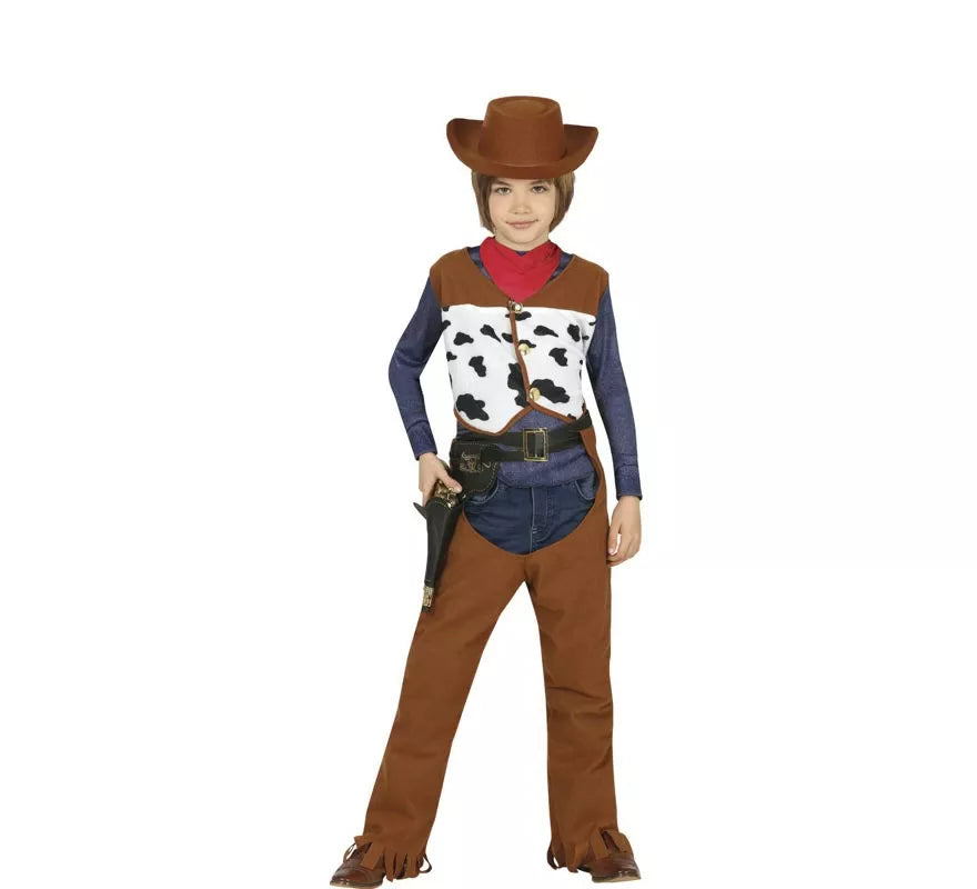 Translation missing: pt-PT.Disfraz de Vaquero Clásico con chaleco para niño