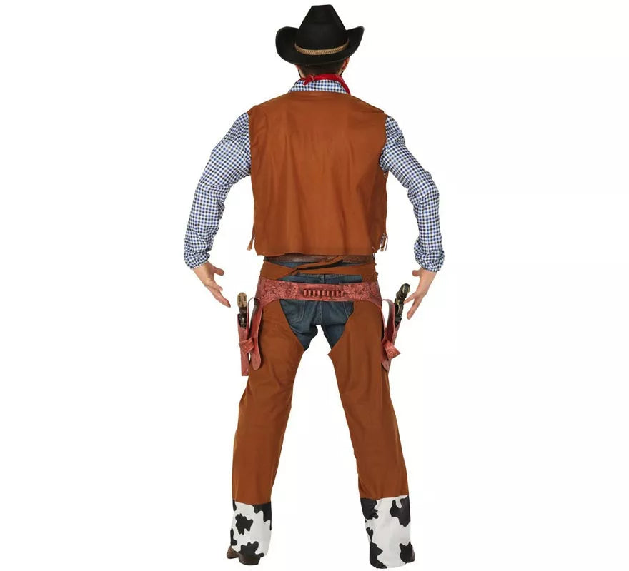 Translation missing: pt-PT.Disfraz de Vaquero con Chaleco para hombre