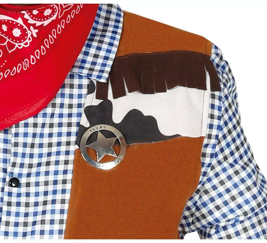Translation missing: pt-PT.Disfraz de Vaquero con Chaleco para hombre