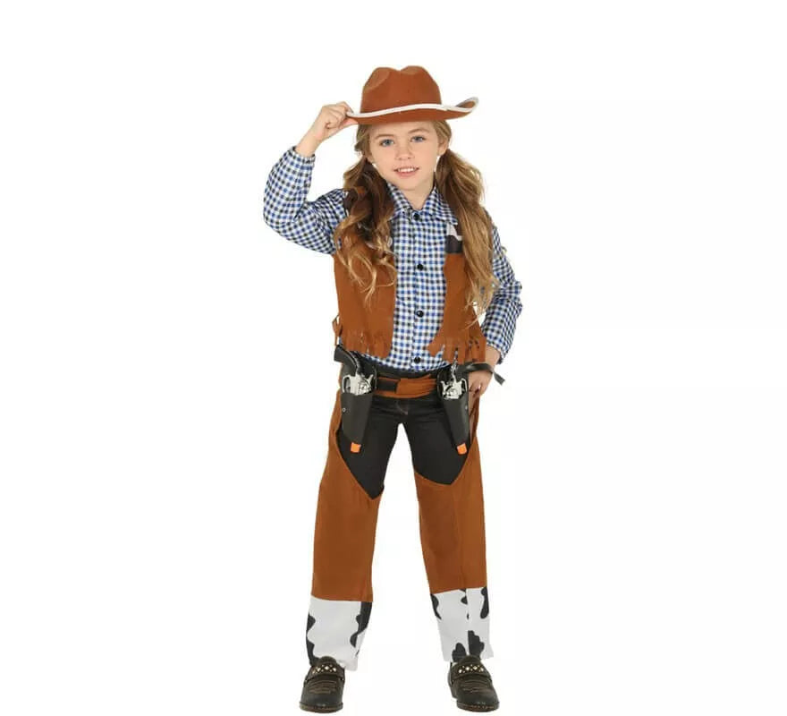Translation missing: pt-PT.Disfraz de Vaquero con Chaleco para niños