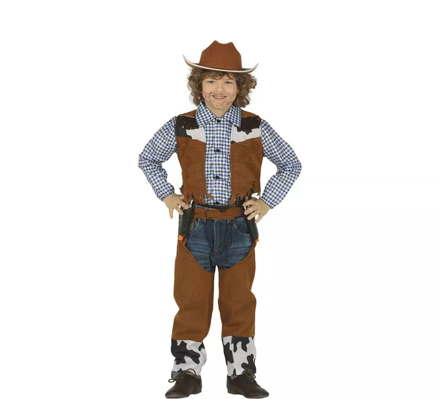Translation missing: pt-PT.Disfraz de Vaquero con Chaleco para niños
