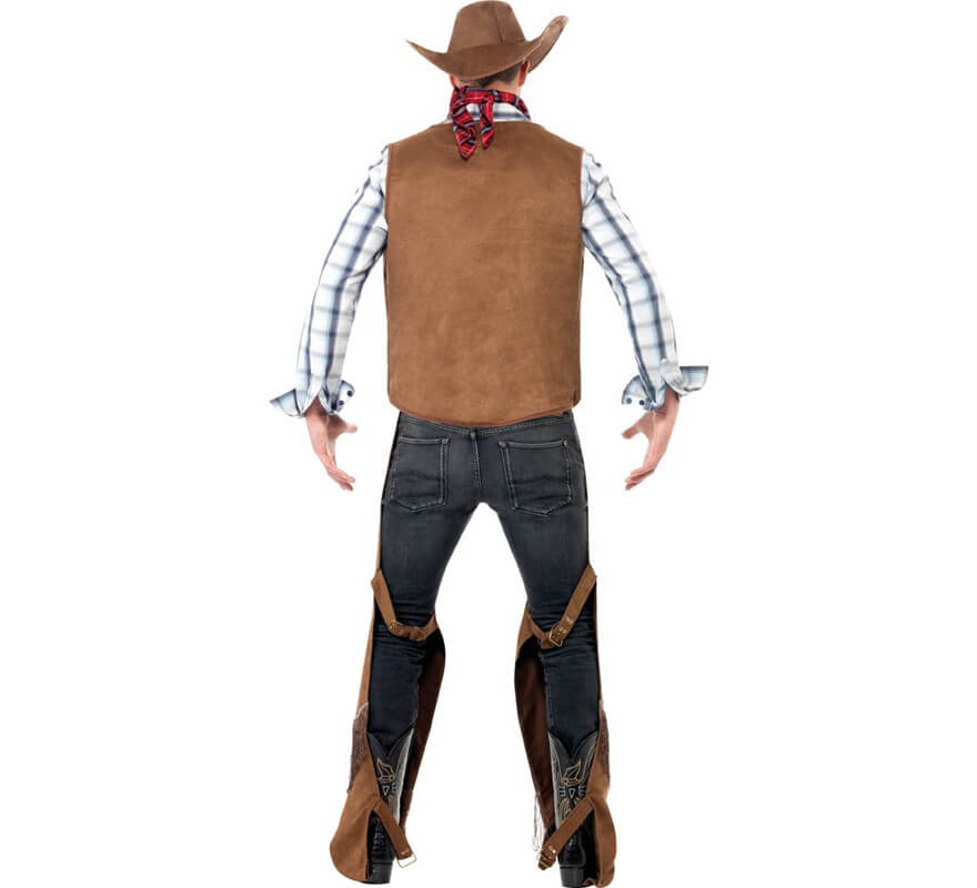 Translation missing: pt-PT.Disfraz de Vaquero con Flecos para hombre