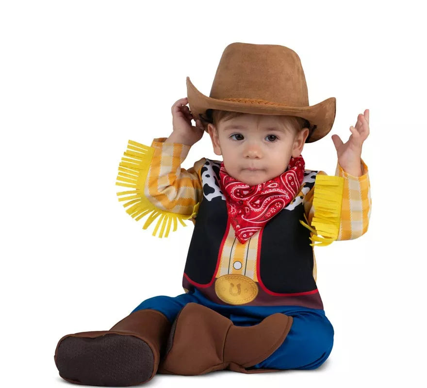 Translation missing: pt-PT.Disfraz de Vaquero con sombrero para bebé y niño