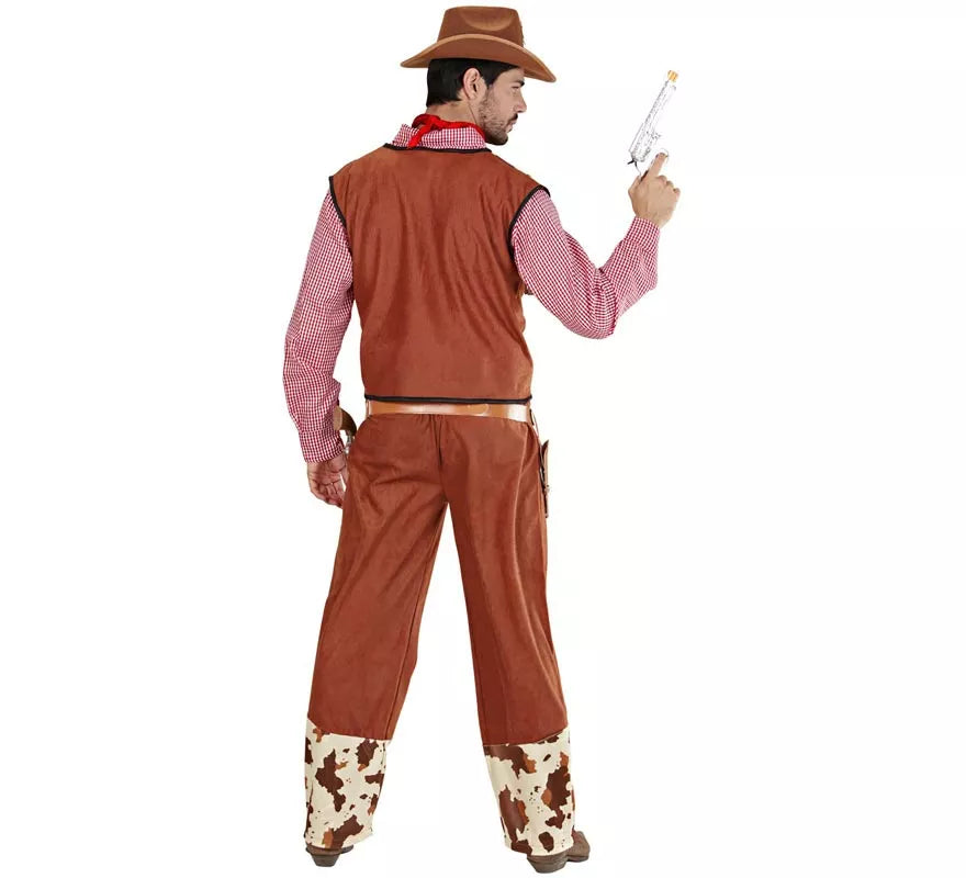Translation missing: pt-PT.Disfraz de Vaquero Cuadros para hombre