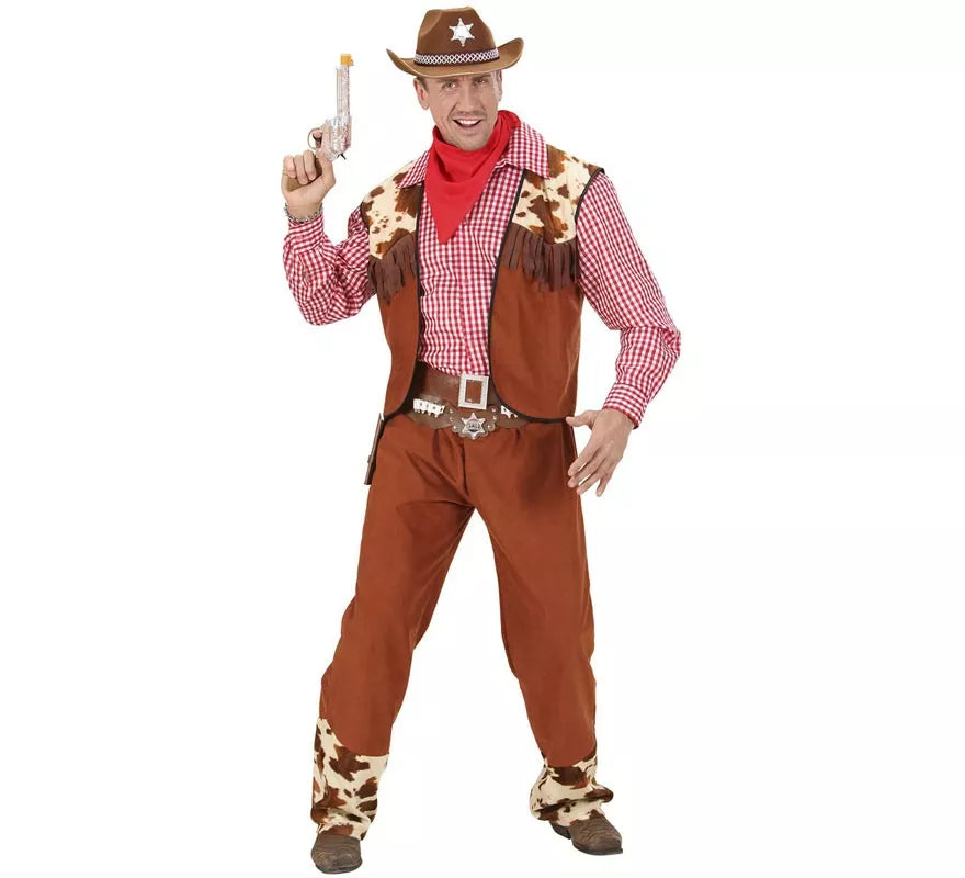 Translation missing: pt-PT.Disfraz de Vaquero Cuadros para hombre