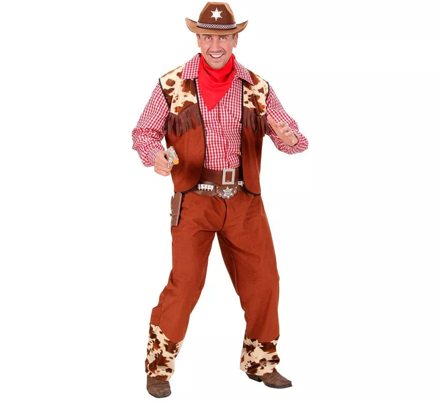 Translation missing: pt-PT.Disfraz de Vaquero Cuadros para hombre