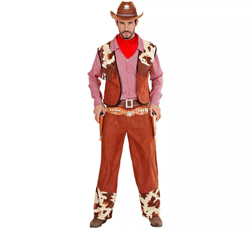 Translation missing: pt-PT.Disfraz de Vaquero Cuadros para hombre