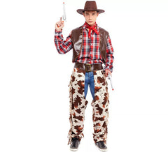 Fato de Cowboy do Velho Oeste Masculino