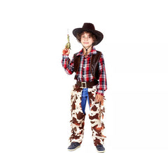 Fato de cowboy do velho oeste para menino