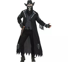 Fato de cowboy gótico para homem