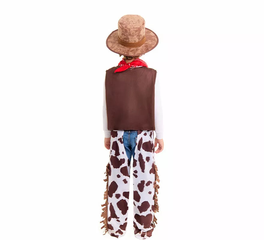 Translation missing: pt-PT.Disfraz de Vaquero Oeste con Zahones para niño