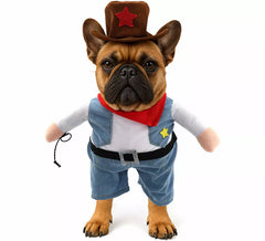 Fato de cowboy para cachorro