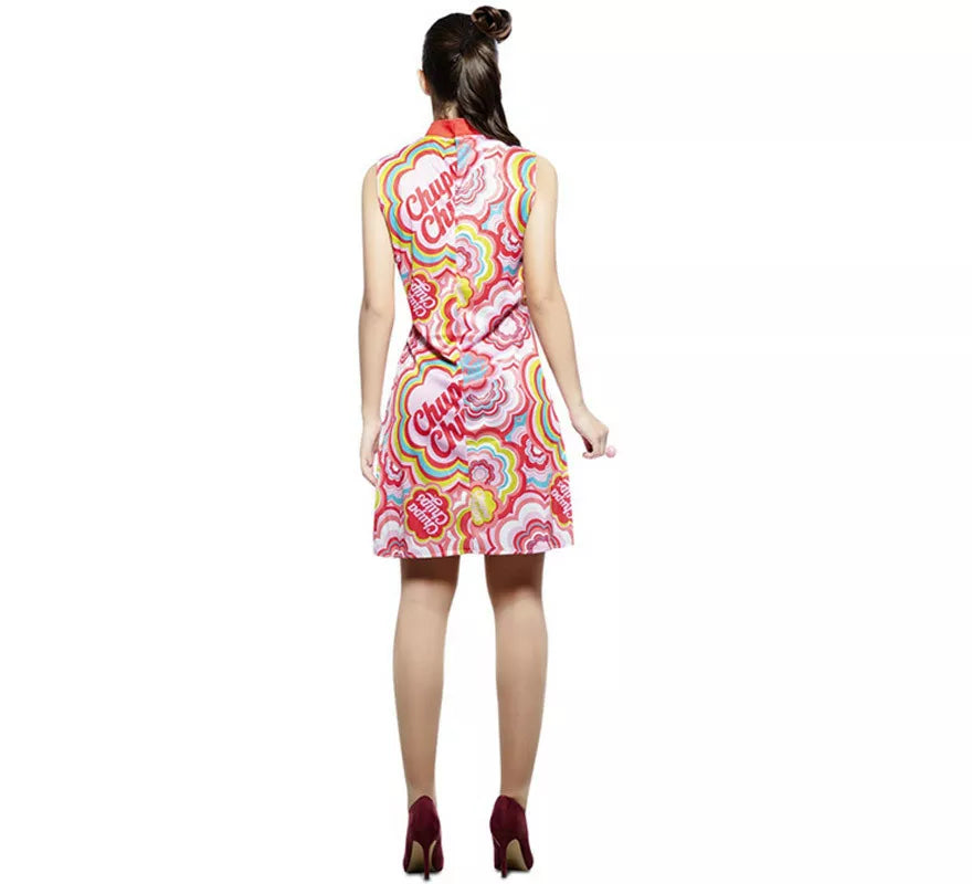 Translation missing: pt-PT.Disfraz de Vestido Chupa Chups Chica de los años 60 para mujer