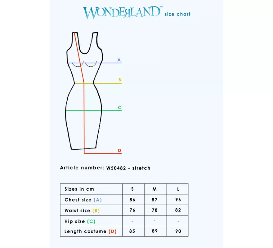 Disfraz de Vestido Esqueleto para mujer