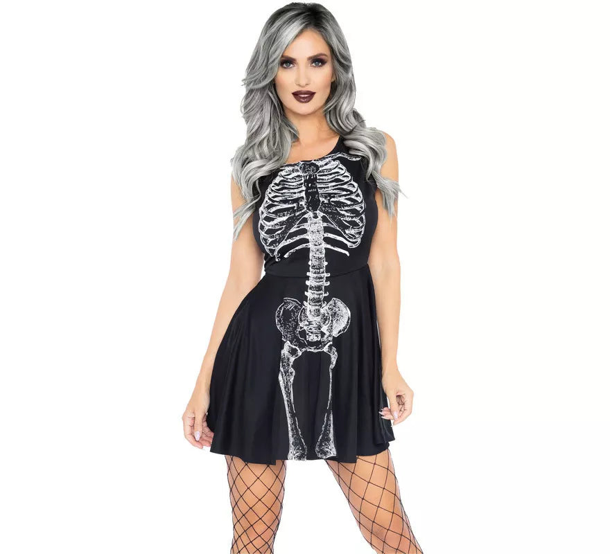 Translation missing: pt-PT.Disfraz de Vestido Esqueleto para mujer
